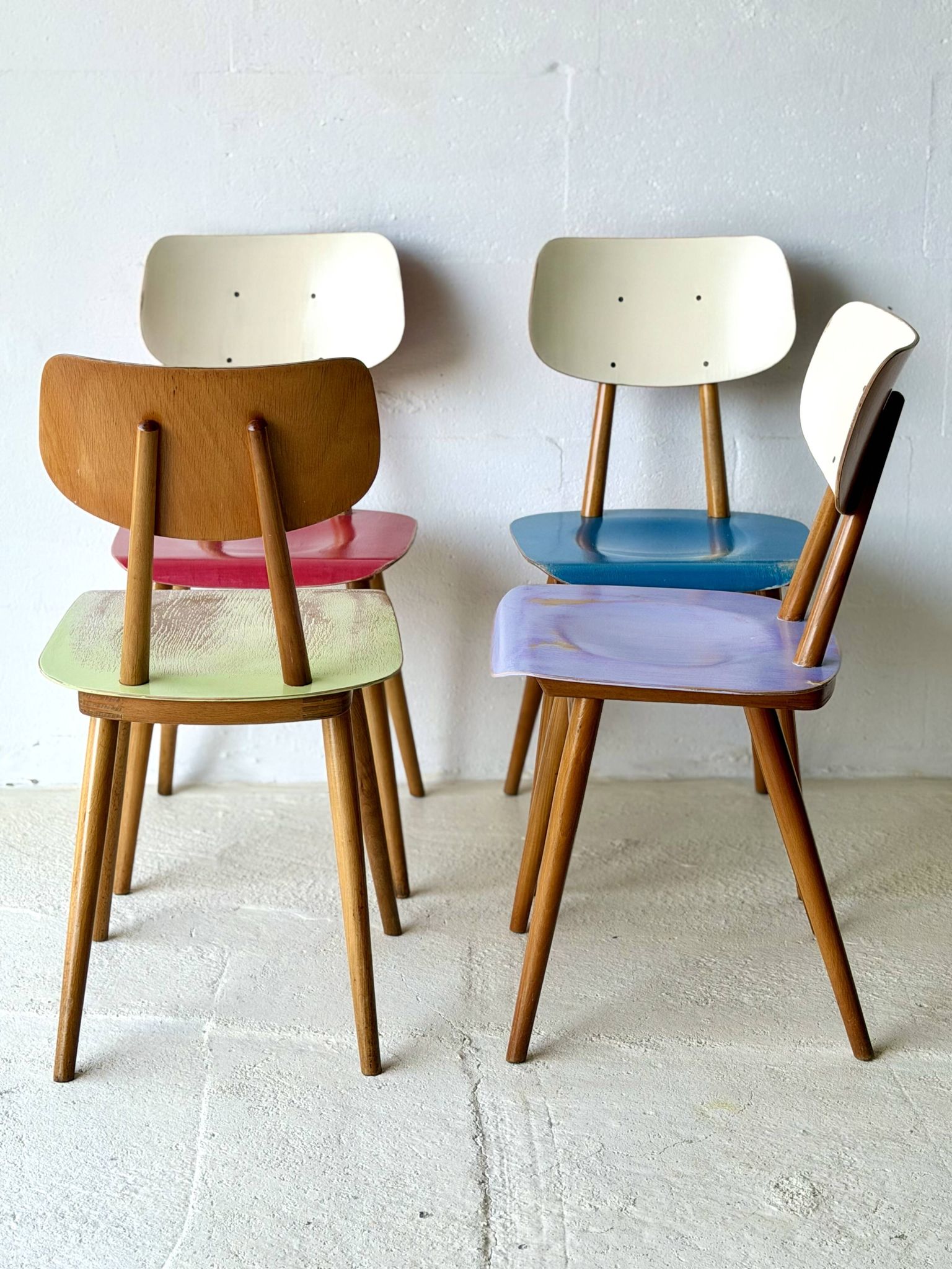Chaises Bistro Ton, années 1960