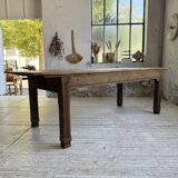 Country farmhouse table in solid beech and oak 2.5m XL
