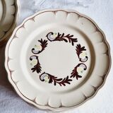 Assiettes plates Salins France