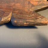 Antique carved wooden pediment