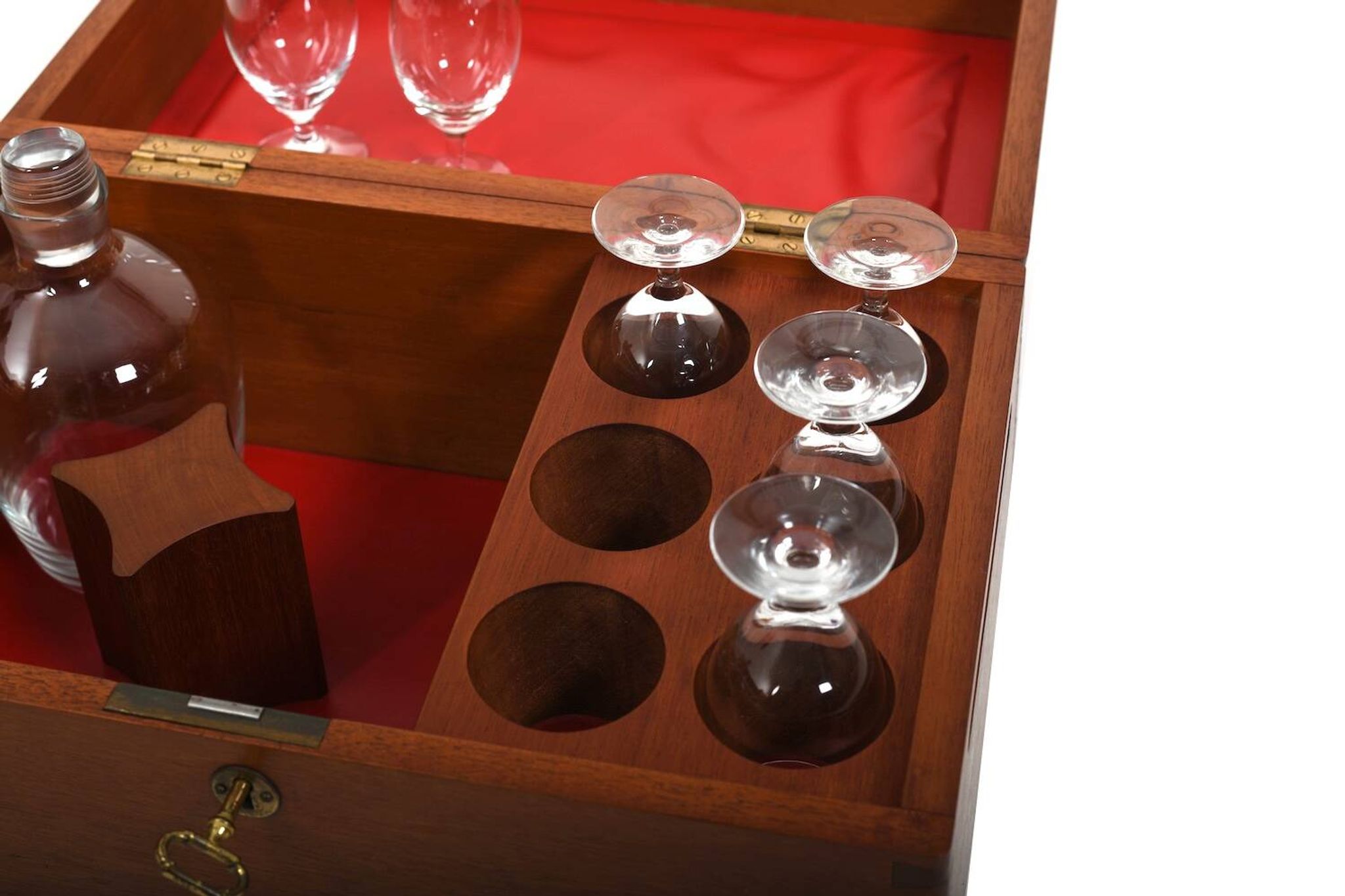 Boîte à liqueur de Søren Willadsen et Holmegaard, années 1960