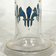 Italian Art Nouveau glass liquor set from 1920s