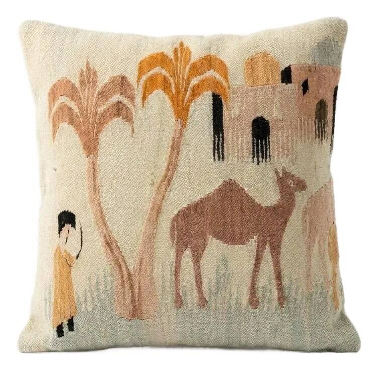 Vintage kilim cushion cover 61x61 cm