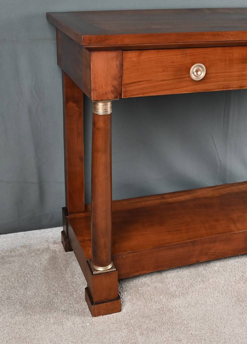 Cherrywood console, Empire style – Mid 19th century
