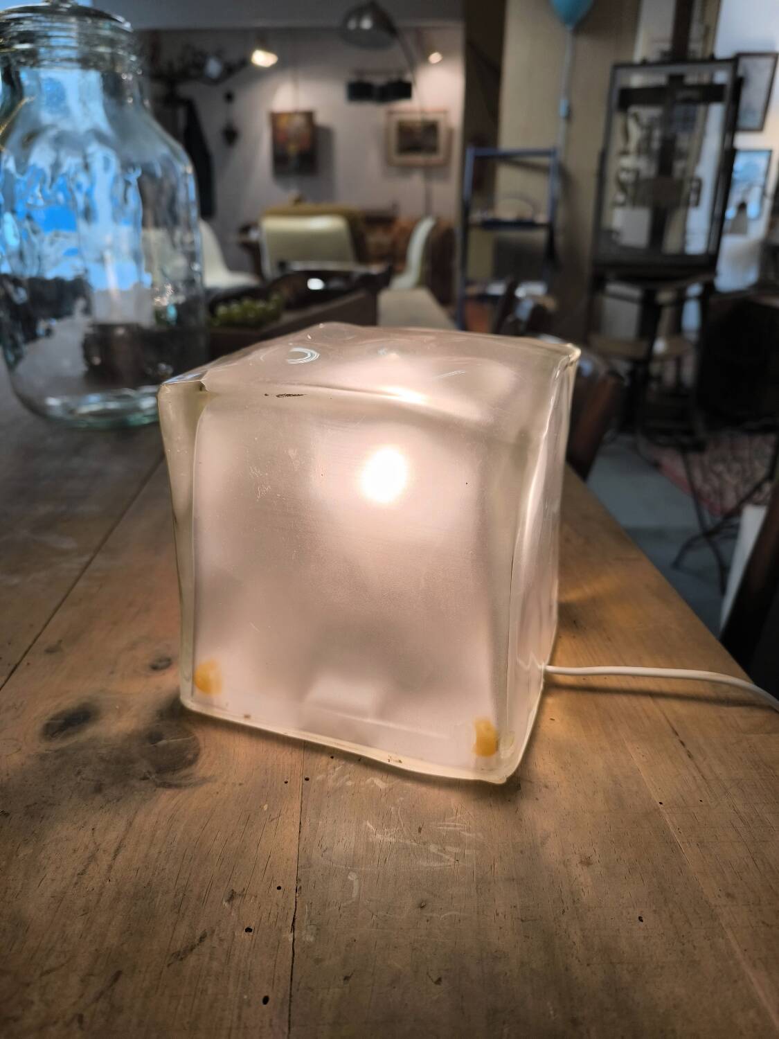 Iviken ice cube lamp for Ikea, circa 1990