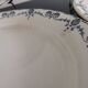 Assiettes ancienne plates " Etrusque " en porcelaine opaque de Gien Terre de Fer