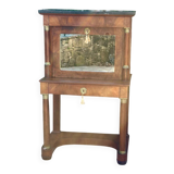 A small piece of Bonheur du jour with detached columns in Empire-era mahogany.