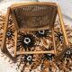 Vintage sleigh chair baumann sitting cannage