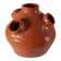 Vintage mid-century organic terracotta ceramic vase.