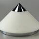 60s 70s ceiling lamp or wall lamp by Limburg Leuchten Germany glass chrome