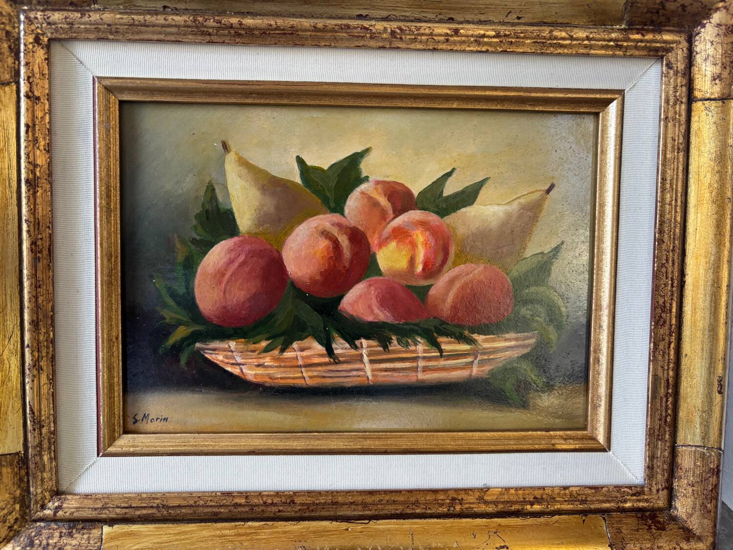 Nature morte signée
