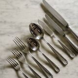 Christofle Marot model cutlery set, small shell