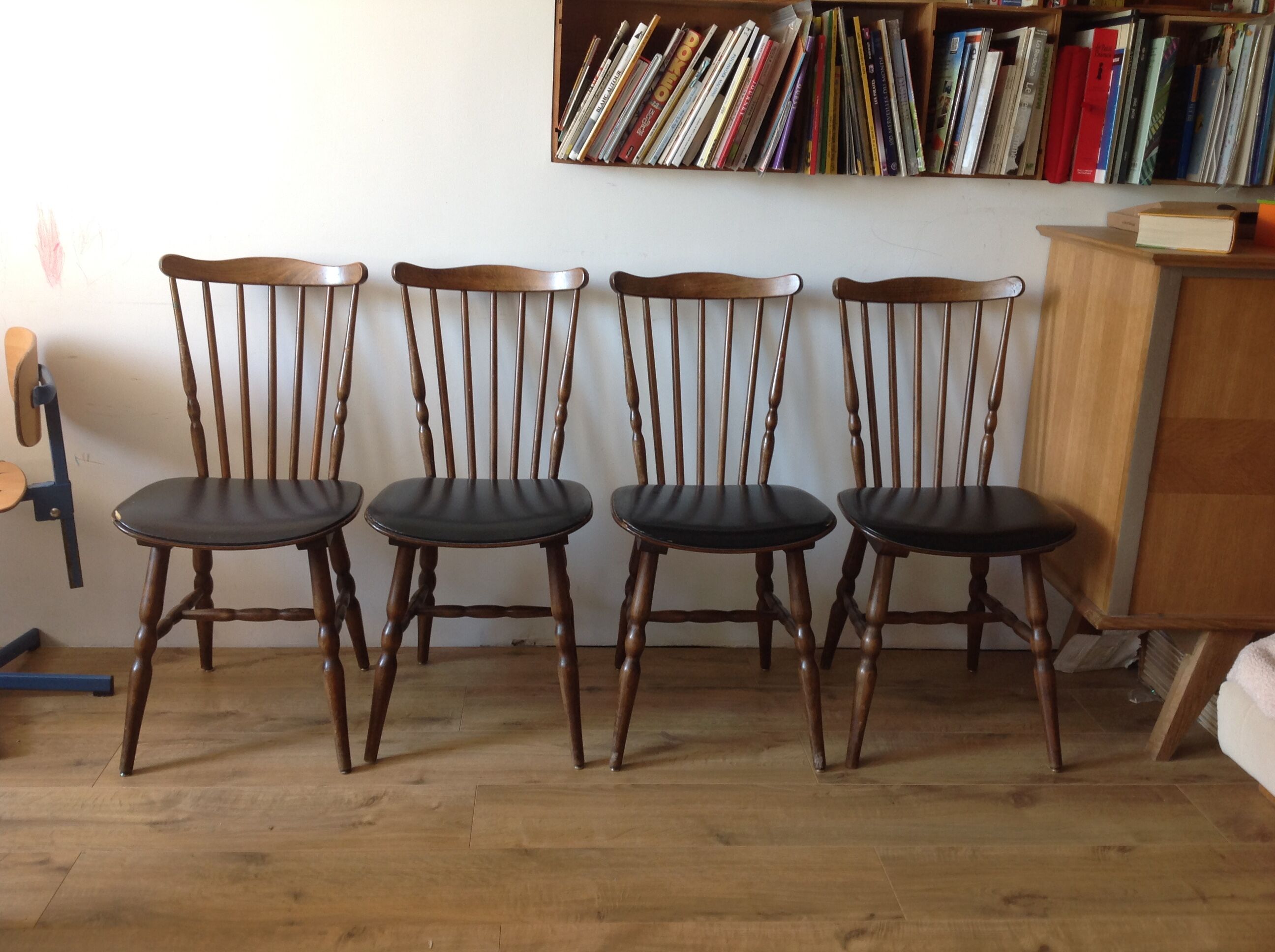 4 bistro chairs tacoma by Baumann