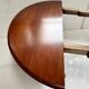Napoleon III central leg table, solid mahogany, 19th century
