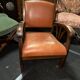 Art Deco bridge armchair with fan-shaped armrests - 1930s