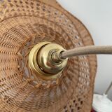 Vintage suspension in woven wicker