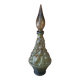 Italian carafe genius glass bottle from Empoli 60s 70s.