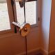 Floor lamp, reading light with two spots from the 70s in chromed metal and brushed aluminum