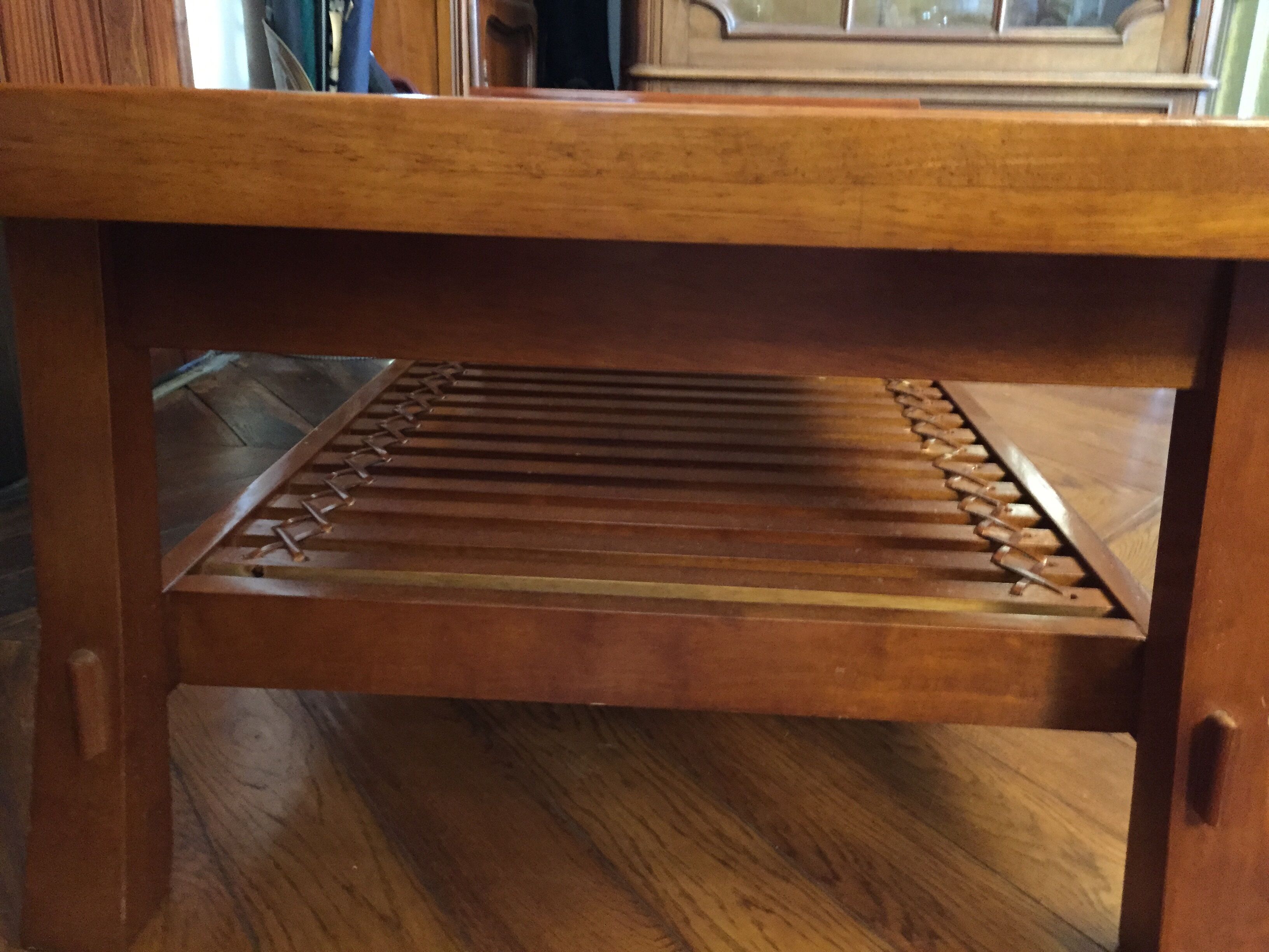 Exotic wooden Asian style coffee table