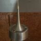 Vintage designer aluminum pendant light