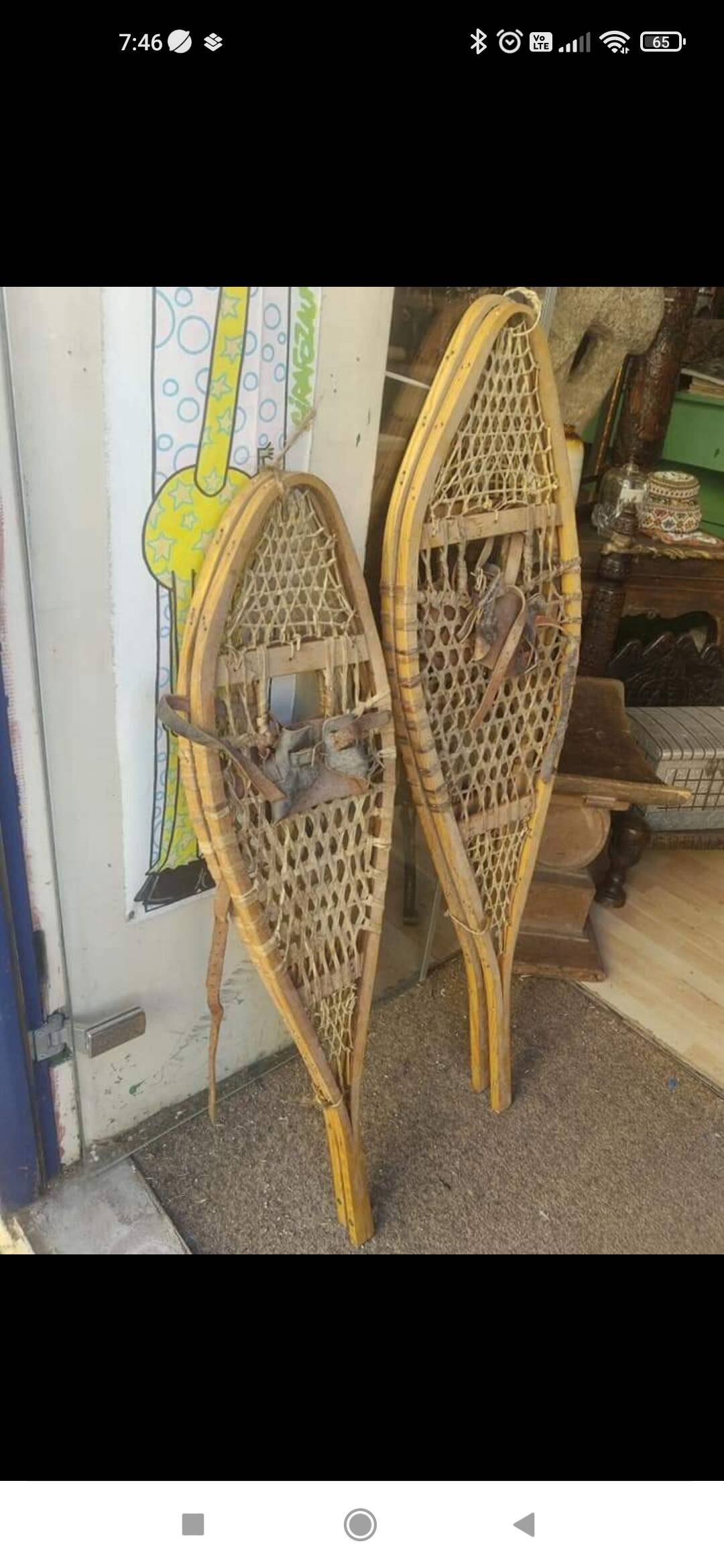 2 pairs of snowshoes from the far north, circa 1900