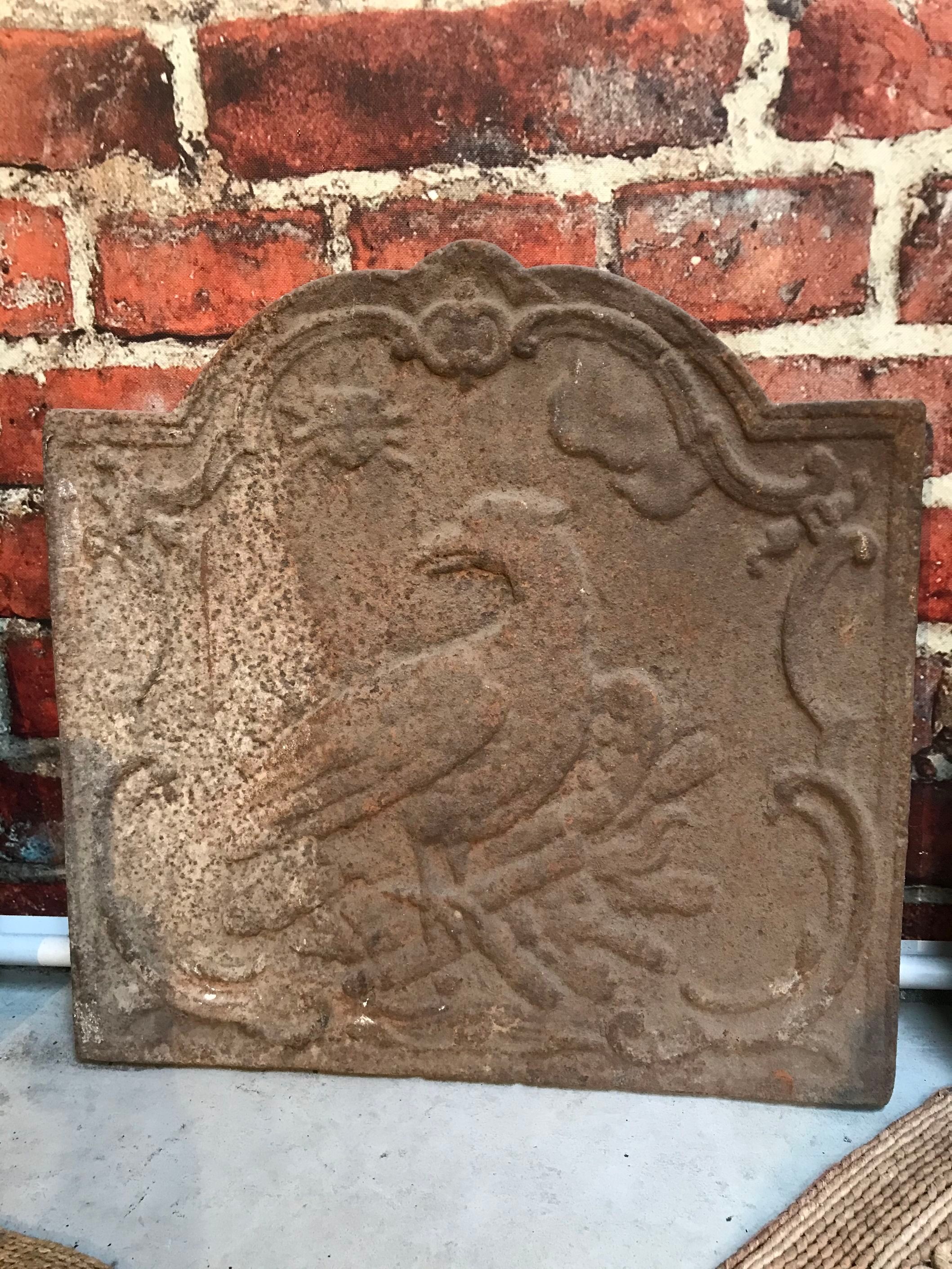 Plaque de cheminée