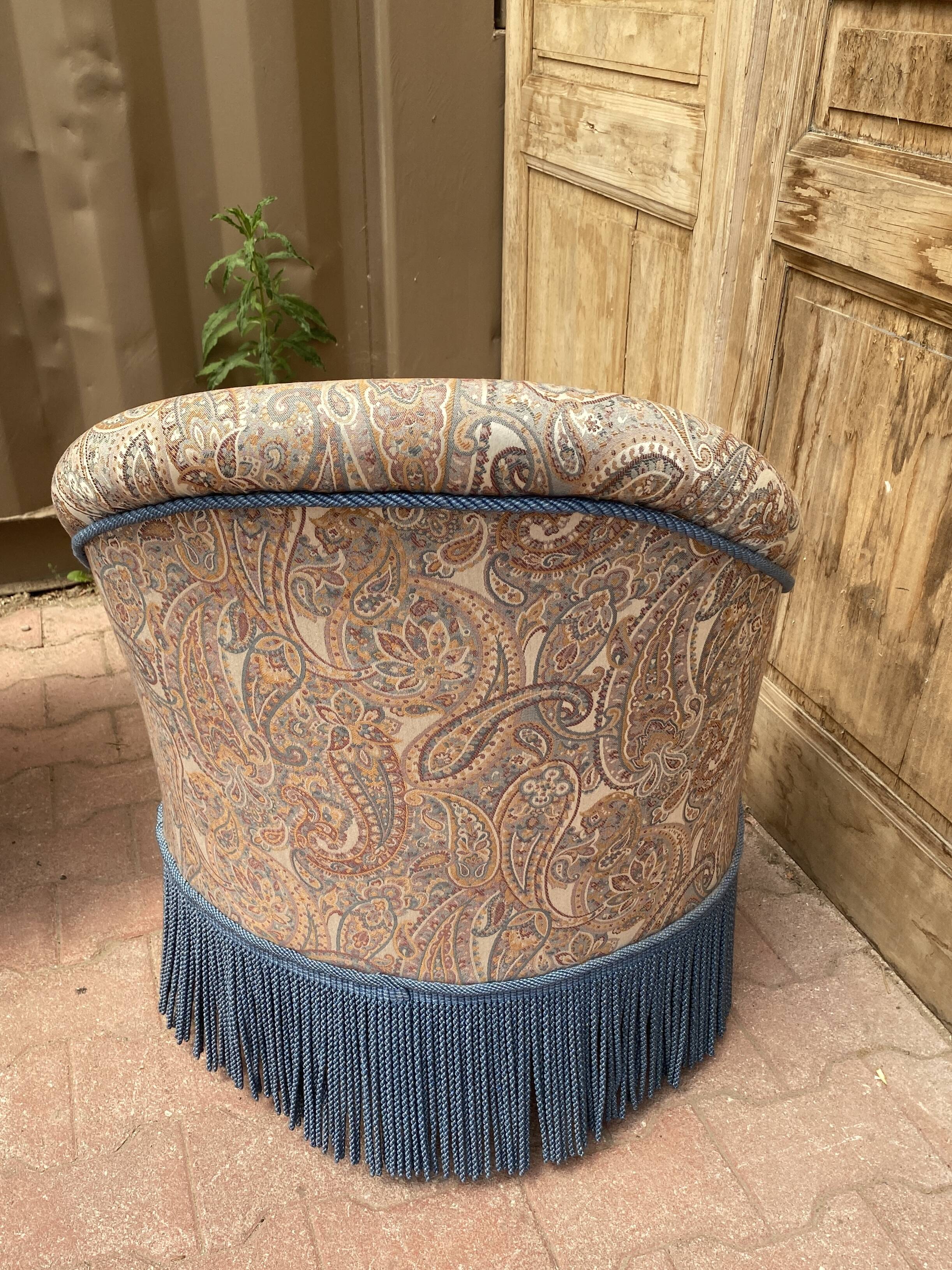 Pair of toad armchairs