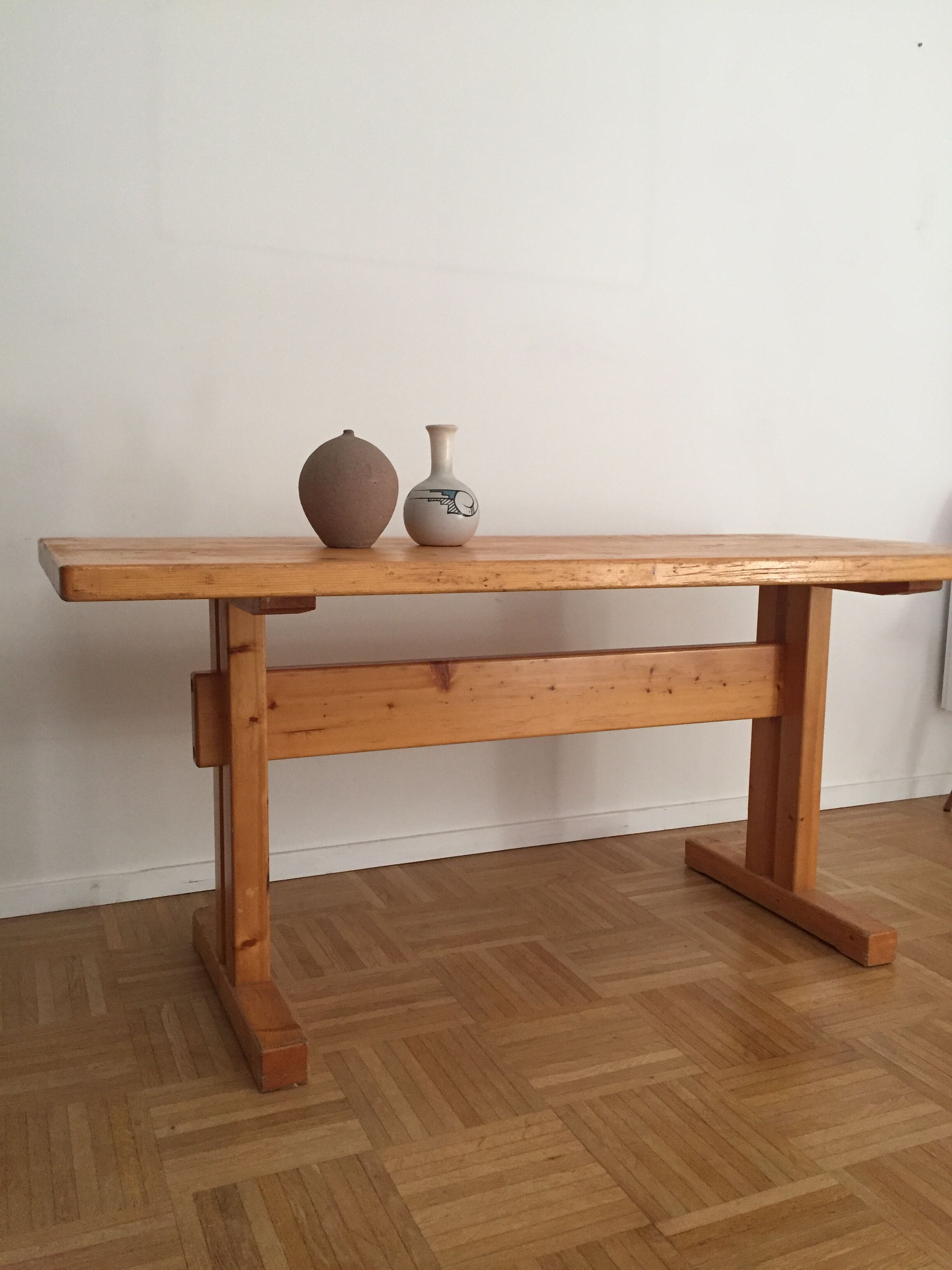 Charlotte Perriand's dining table for "Les Arcs".