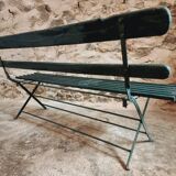 Antique folding garden bench – France – 1930s