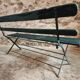 Antique folding garden bench – France – 1930s