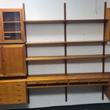 Vintage teak wall unit by HG mobel Denmark