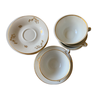 Coffee cup and saucer - luxury porcelain