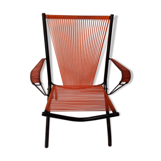 Fauteuil adulte scoubidou année 50/60
