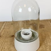 Vintage White Porcelain Ceiling Light, 1970s