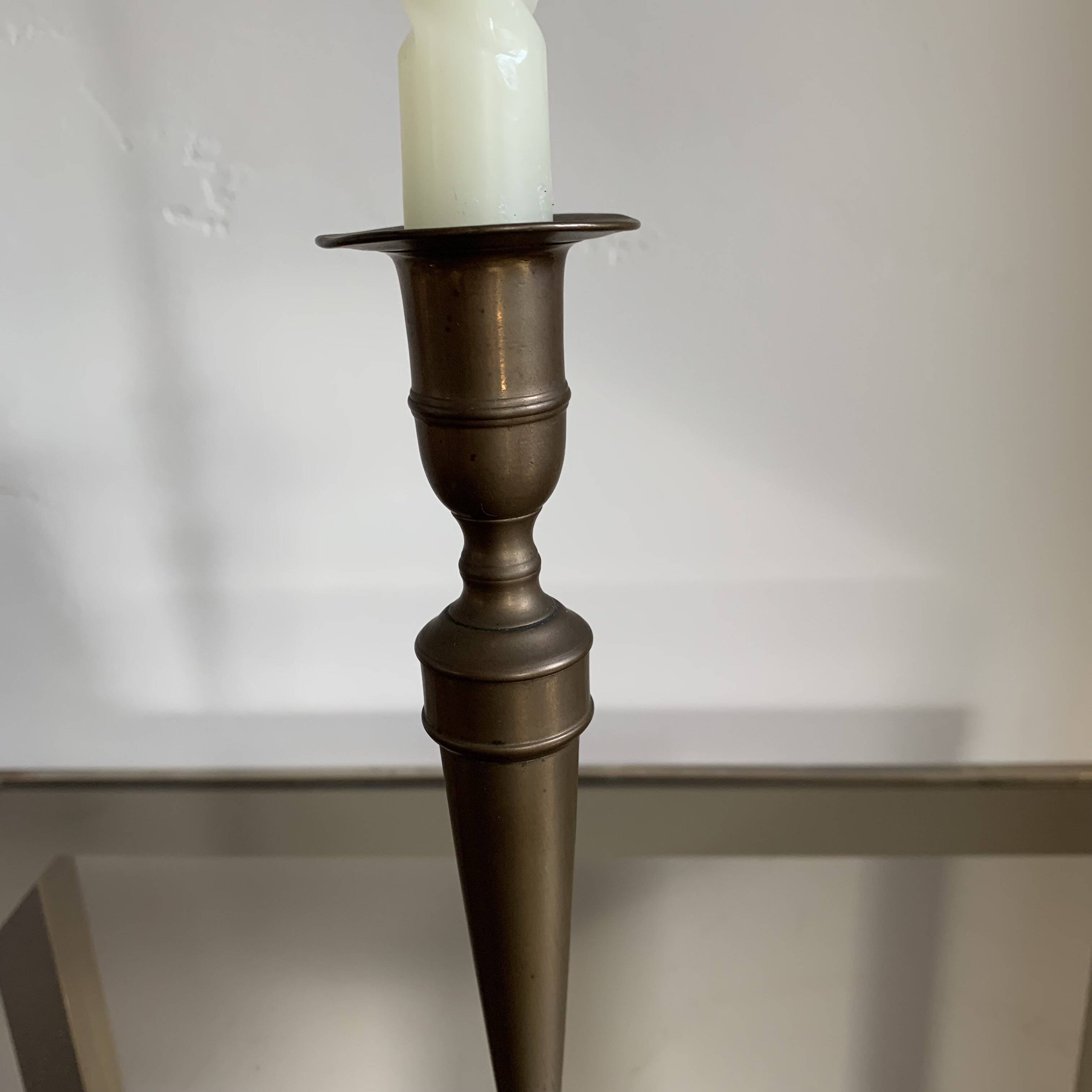 Brass candle holder