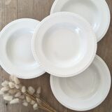 Oxford White Hollow Plates