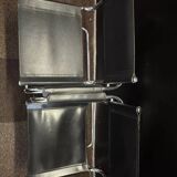 Set of 4 Armchairs in the style of Marcel Breuer – sled base