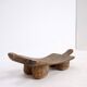 Senufo African bench in carved wood