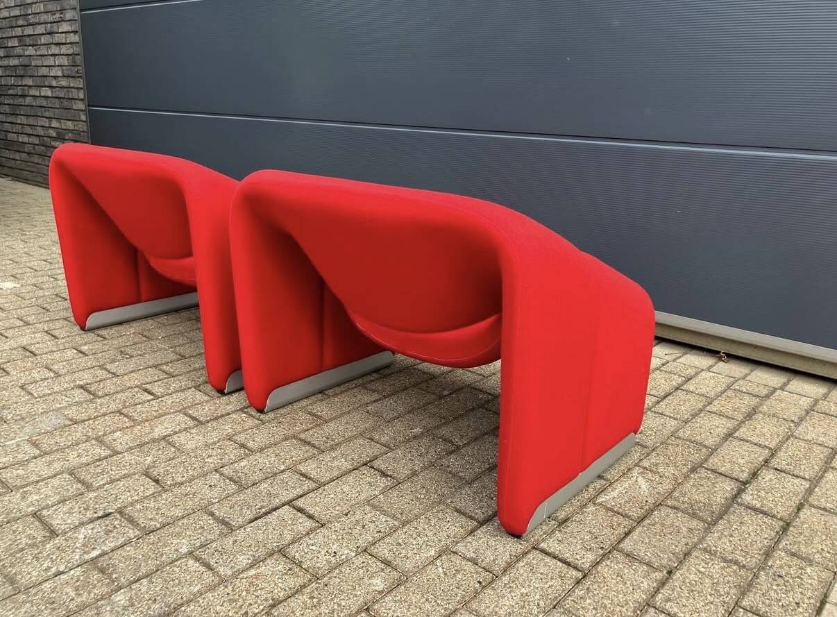 2x Artifort Groovy F598 by Pierre Paulin