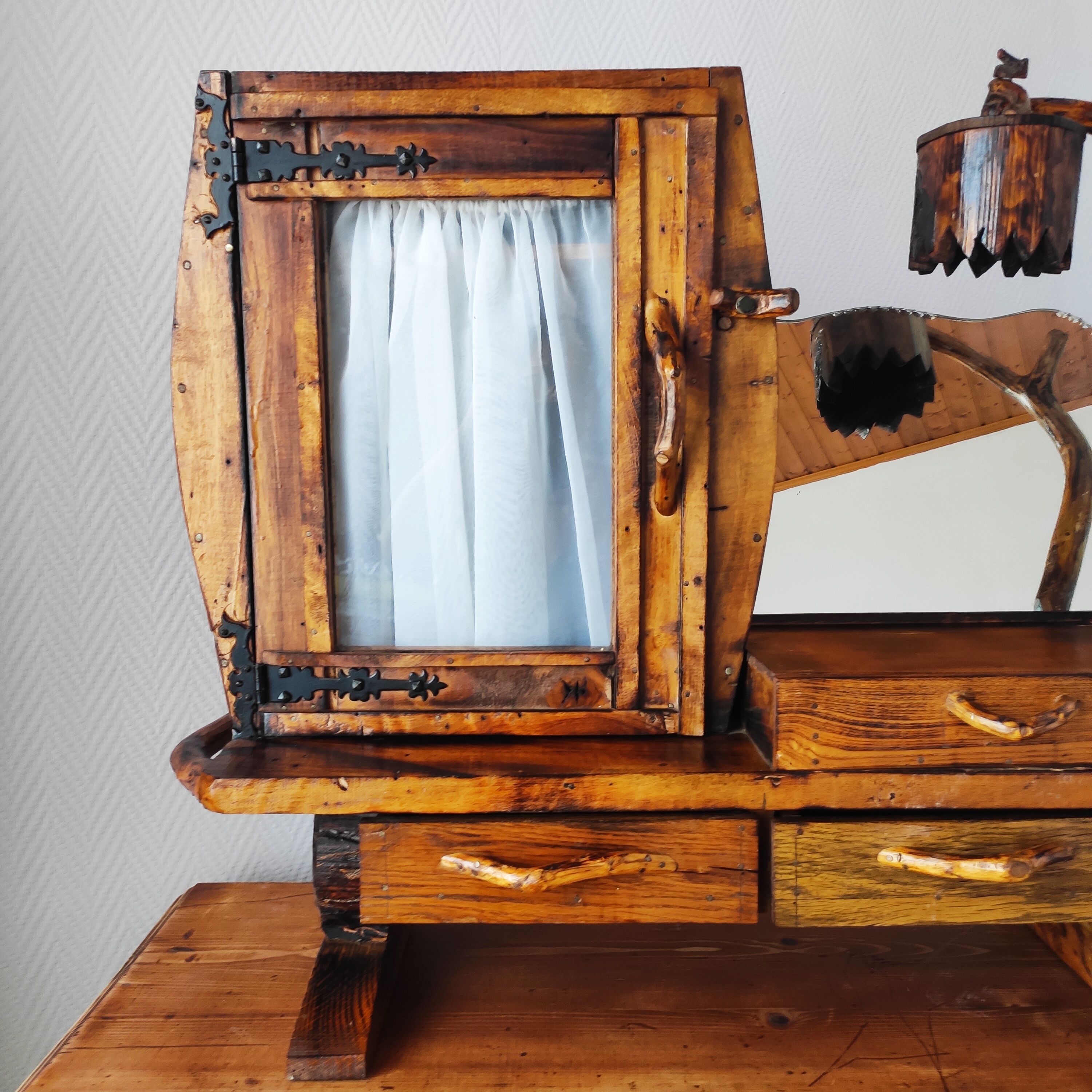 Vintage brutalist dressing table 1950/60