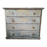 Patinated chest of drawers