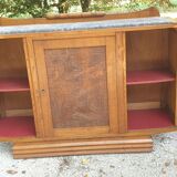 Oak art deco sideboard