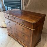 Antique walnut chest of drawers