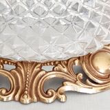 Ceiling lamp in glass and bronze