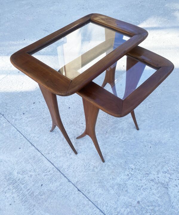 2 tables gigognes Raphael Raffel - années 60