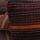 Bold Striped Wool Kilim Cushion Cover Handmade Scatter Pillow 35x35cm