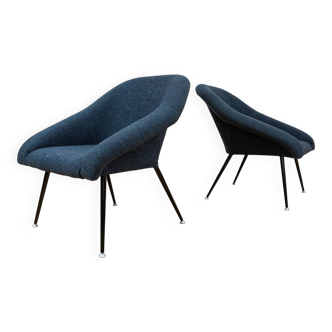 Space age Köln1, VEB Sitzmöbelwerke, Germany, 1970s, set of 2