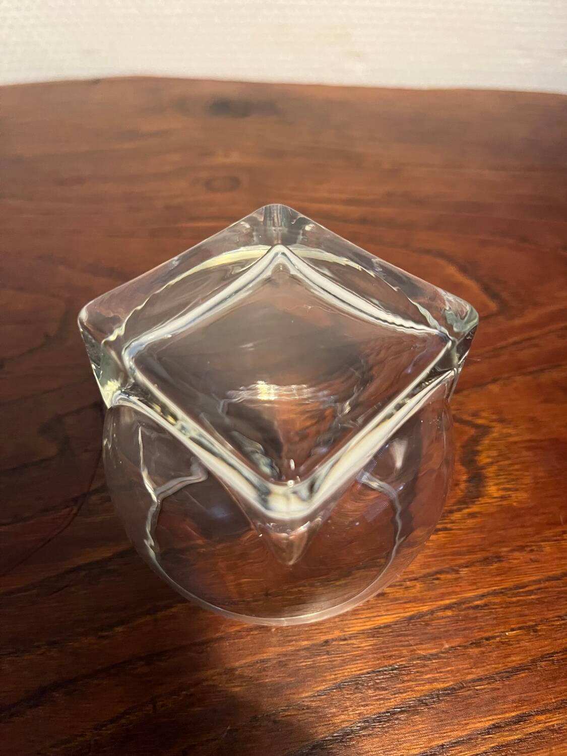 Designer ice cube glass