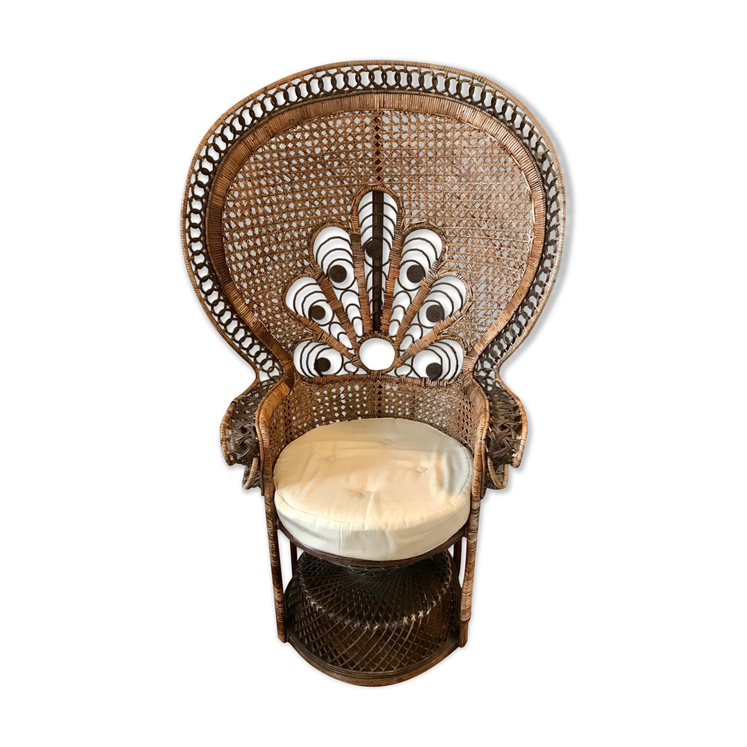 Armchair Emmanuelle peacock