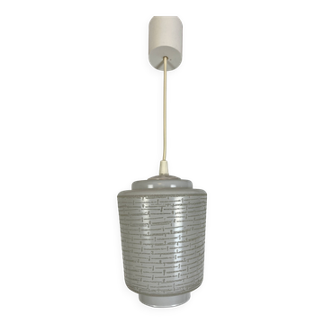 Vintage 60s opaline pendant light